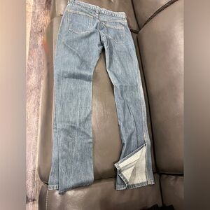 Vintage Earl Jeans Classic Blue Denim with slit ankle